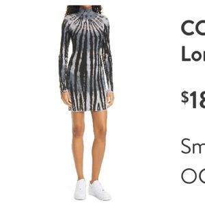 Cotton Citizen tie dye long sleeve dress